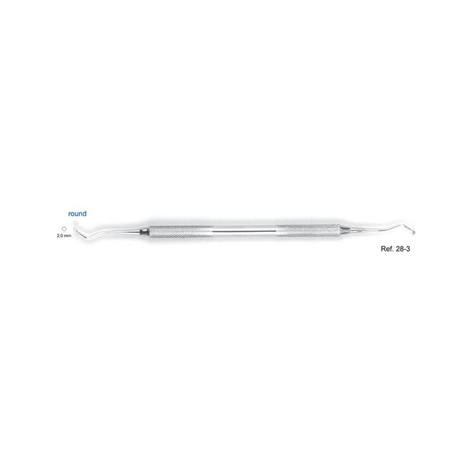 Экскаватор круглый, 2,0 мм (28-3) | HLW Dental Instruments (Германия)
