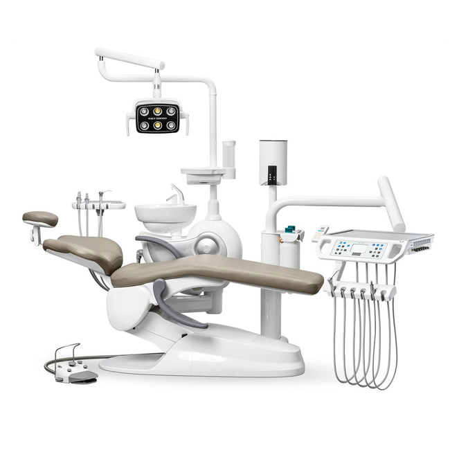 Mercury Safety M2+ - стоматологическая установка с нижней подачей инструментов, белый корпус | Mercury (Китай)