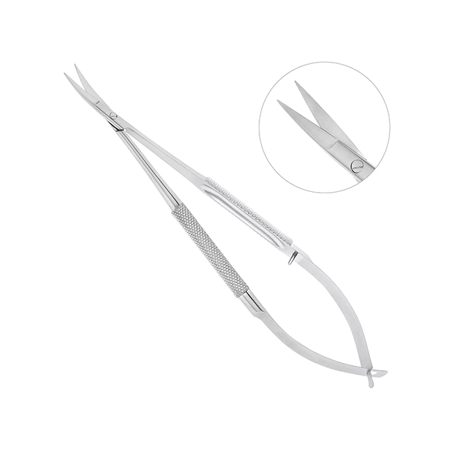 Ножницы хирургические изогнутые Castroviejo-Gomel, 140 мм | HLW Dental Instruments (Германия)