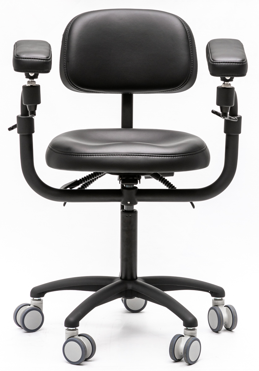 Стул микроскописта Mercury ELITE Black, HX001-36