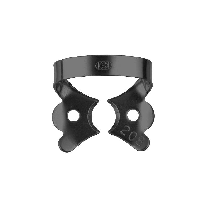 Кламмер для раббердама №208 Black с черным оксидным покрытием | Dentech Corporation (Япония)