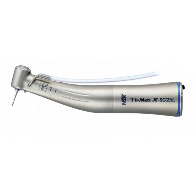 Ti-Max X-SG25L - наконечник угловой хирургический, внешнее охлаждение, кнопочный зажим, 1:1 | NSK Nakanishi (Япония)