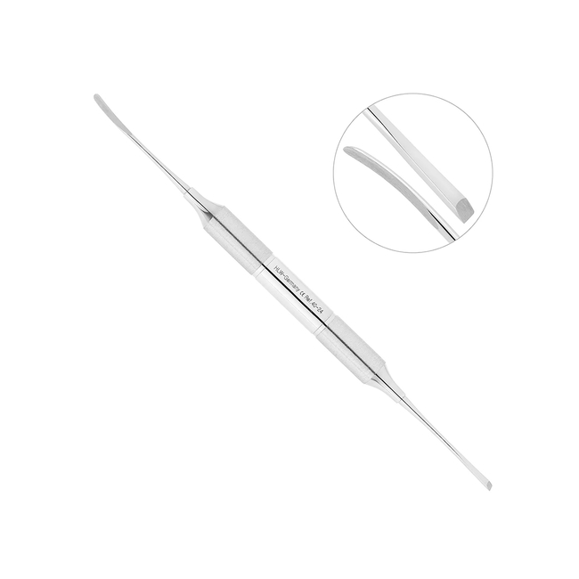 Распатор, ручка DELUXE, диаметр 10 мм, 2,5-2,5 мм | HLW Dental Instruments (Германия)