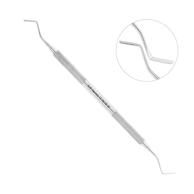 Гладилка дистальная комбинированная со штопфером 1,5 мм | HLW Dental Instruments (Германия)